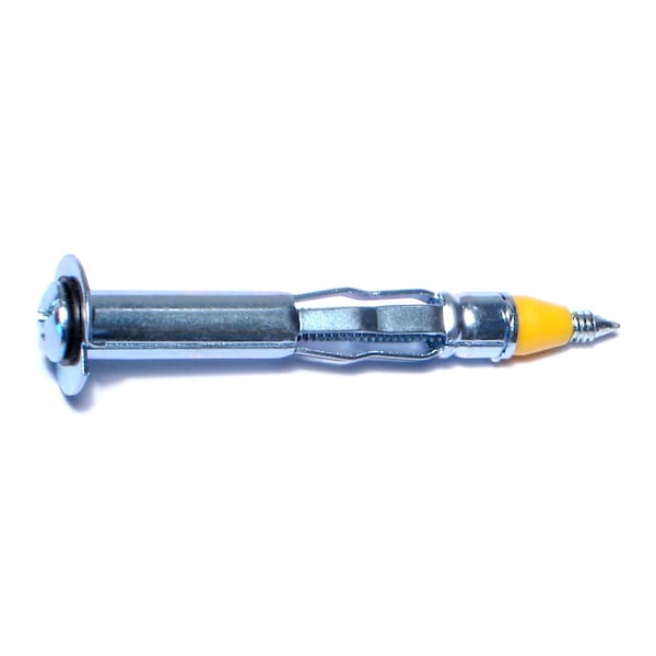 Screw Anchor, 7/8" L, Steel, 100 PK